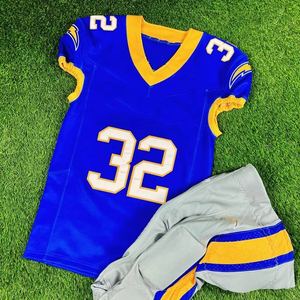 Hot Quality Men's American Football Uniform Custom Color Tackle Twill Name and Number Display <b>Padded</b> Pant Plus Size - Product Image 5