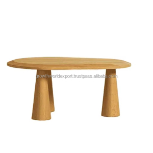 Modern <b>Solid</b> <b>Wood</b> Round Coffee Table Minimalist Nordic Living Room Center Table Oak Finish Low Tea Table Newest furniture 2026 - Product Image 1
