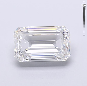 Diamante Cultivado en Laboratorio con Certificación IGI, Corte Esmeralda de 4.02 CT, Color D, Claridad IF, CVD 781645574, ROYAL GEMS para Joyería - Product Image 1