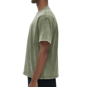 T-shirt sans manches numérique pour homme, 260g, en coton épais, délavé, effet vintage, style streetwear, personnalisable, vente en gros - Product Image 5