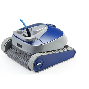 Robot nettoyeur de piscine automatique sans fil écologique avec système à 2 moteurs, design léger en plastique - Product Image 2
