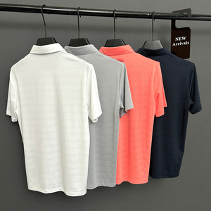 Camiseta de Manga Corta para Hombre, Estilo Diseñador, Corte Holgado, Color Sólido, Poliéster/Algodón, Transpirable, Venta al Por Mayor - Product Image 5