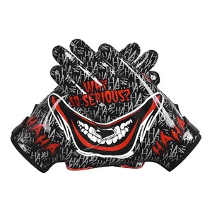 Guantes de Fútbol Americano de Silicona de 2 Tonos de Alta Calidad de Calup Industries, Transpirables, para Juego Juvenil y Adulto - Product Image 3