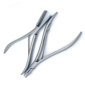 Pinzas Profesionales de Acero Inoxidable de 7 Pulgadas para Extensiones de Cabello, Dientes Planos, Ranuras Lisas, Herramienta de Extensión de Cabello con Unión de Queratina, Duraderas - Product Image 2