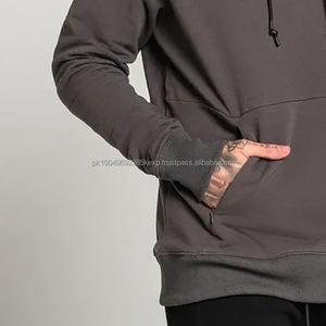 Sudadera con Capucha Esencial Premium al por Mayor para Hombre y Mujer, Logotipo Bordado Personalizado de Alta Calidad, Sudadera Unisex Gruesa con Capucha Esencial Personalizada - Product Image 3