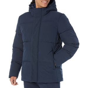 Veste matelassée pour homme, hiver, épaisse, chaude, à capuche, imperméable, coupe-vent, mode outdoor, logo personnalisé - Product Image 3