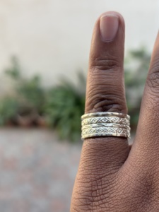 High Quality 925 Sterling Silver Classic Vintage Wedding <b>Spinner</b> <b>Ring</b> for Women Men Gift Jewelry - Product Image 5