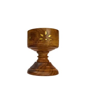Brûleur à Bakhoor en bambou de fabrication indienne, parfum naturel religieux, fait main, décoration d'intérieur, coffret cadeau - Product Image 1