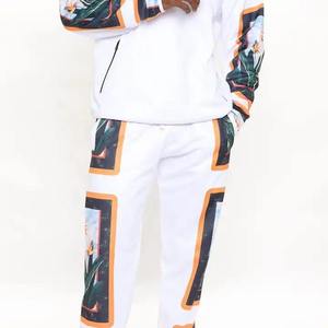 ชุดเซ็ตแทรคสูทฤดูร้อนแบบยูนิเซ็กซ์ พร้อมเสื้อฮู้ดแขนยาวและกางเกงกันลมระบายอากาศได้ดี-ผ้าฝ้าย 100% หนัก 450 กรัม - Product Image 6