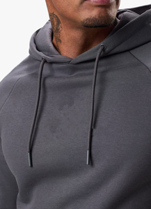 Sweat à capuche surdimensionné de haute qualité 350 g/m², personnalisable avec logo, unisexe, noir, épais, pour hommes - Product Image 4