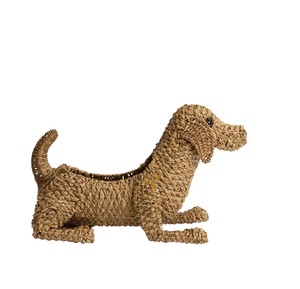 Cesta de Jacinto de Agua con Forma de Alpaca y Tapa Desmontable, Organizador de Juguetes de Mimbre para Guardar Animales de Peluche, Contenedor para Guardería - Product Image 4