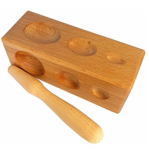 JIPSY Grand ensemble de 10 poinçons de façonnage en bois avec bloc, outil de formage et de façonnage de bijoux sans rayures, Inde - Product Image 6