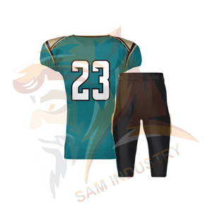 Uniformes de Fútbol Americano de Primera Calidad, Diseña los Tuyos Propios, Conjunto 100% Poliéster, Uniforme de Fútbol Americano Personalizado - Product Image 2