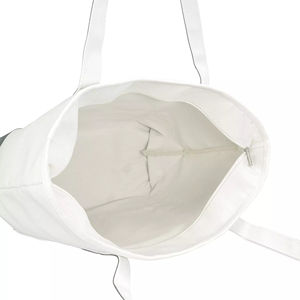 Bolsa de Compras Tejida de Alta Calidad al Mejor Precio OEM, Bolsa de Supermercado No Tejida Más Vendida, Hecha con Algodón Orgánico, con Lazos y Cinturones - Product Image 3