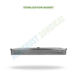 Full Size Sterilization <b>Basket</b> With Lid Stainless Steel Surgical Instrument Tray Medical Autoclave <b>Storage</b> <b>Basket</b> - Product Image 2