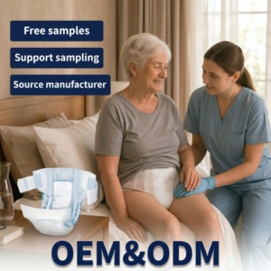 Fabricant en gros de couches pour adultes 1500 ml, haute absorption, jetables, pour l'<span class=keywords><strong>incontinence</strong></span>, de qualité médicale, OEM ODM - Product Image 1