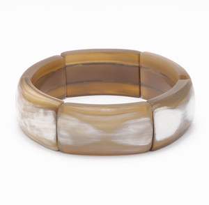 Bracelet jonc poli en corne naturelle, style animalier, étanche, de qualité supérieure, par HF CRAFTS - Product Image 4