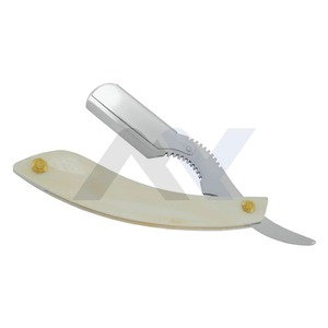 High Quality Barber Swing Lock Straight Edge <b>Razor</b> <b>for</b> <b>Men</b> Stainless Steel Single Blade Shaving Tool with Custom Color Plastic - Product Image 6