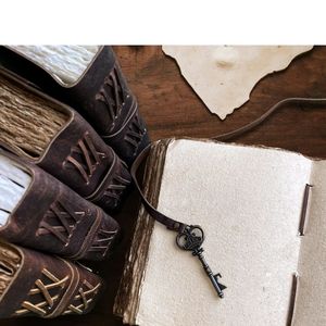 สมุดบันทึกคาถาหนังแท้ "ต้นไม้แห่งชีวิต" พร้อมกระดาษขอบฉีกเย็บเข้าเล่มปกแข็ง - Product Image 6