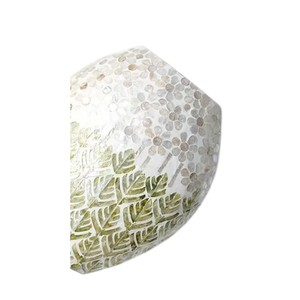 แจกันทรงกลมทำมือลายโมเสกดอกไม้สไตล์โบฮีเมียนสำหรับตกแต่งโต๊ะ - Product Image 2