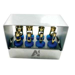 A-1 VERITAS Manual Ergonomic Dental Implant Trephine Drill Set 8 Pieces Stainless Steel Reusable Bone Graft Surgery Instruments - Product Image 3