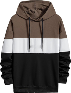 Sweat-shirt à capuche unisexe surdimensionné pour homme, logo brodé personnalisé, 100% polyester, 240g, pull-over - Product Image 3