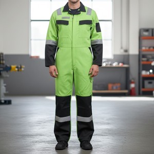 Industrial Reflective Safety <b>Overall</b> with Multiple Pockets for Factory and Engineering Workers - Product Image 5