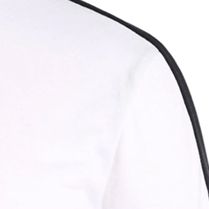 Camiseta de Moda para Hombre con Paneles a Rayas, Cuello Redondo, Manga Corta, Estilo Casual, Moderna y Elegante para Uso Diario - Product Image 6