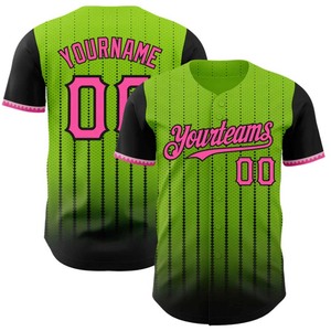 Fully Sublimation Printed Short Sleeve Baseball T-Shirts Breathable Jerseys with Player Names for Team <b>Match</b> and OEM Service - Product Image 6