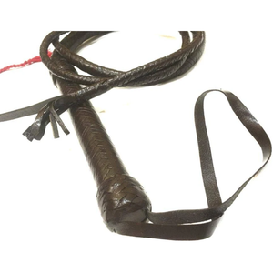 Látigo de Cuero Hecho a Mano |   Látigo de Entrenamiento de Cuero Genuino Premium, Látigo Trenzado Resistente, Equipo de Equitación - Product Image 4