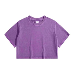 Wholesale Women Crop <b>Tops</b> Cropped Sweatshirt Heavyweight Cotton Urban Fashion Supplier for USA Buyers - Product Image 4