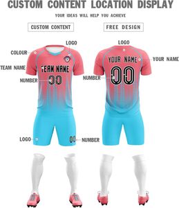 Maillot de football et short de football personnalisés – Vente en gros, prix usine, respirant, séchage rapide, tissu 100 % polyester - Product Image 2