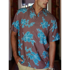 Camisa informal estampada para hombre, diseño elegante, ropa de trabajo cómoda - Product Image 2