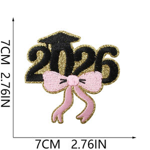 Écusson brodé personnalisé de haute qualité en gros, thermocollant, tissé, pour vêtements, chapeaux, vestes, uniformes, sacs et articles de mode - Product Image 4