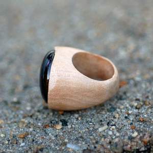 RR ENTERPRISES Bague artisanale en bois et résine, élégance décontractée, pour tapis et coussinets, fabriquée en Inde - Product Image 5