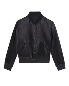 Veste bomber d'hiver réversible imperméable en denim 100% polyester de haute qualité, style tendance 2025, logo personnalisé OEM pour femmes - Product Image 1