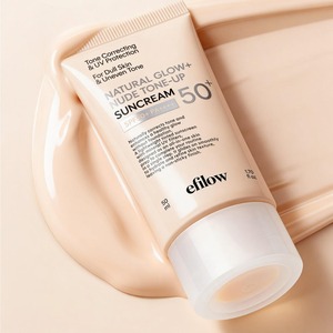 [REVITAL LAB] efilow Crème Solaire Teint Naturel Éclat Nude 50ml Solution de Soin Éclaircissante et Revitalisante à la Vitamine - Product Image 5