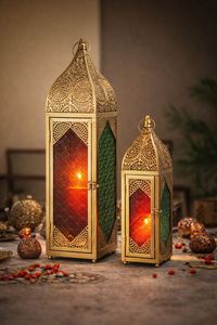 Decorative Metal <b>Camping</b> Candle Holder Moroccan Lantern Wholesale - Product Image 5