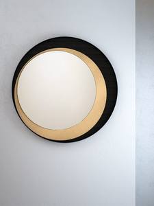 Top selling Round Wall <b>Mirror</b> Black Frame <b>Gold</b> Accent Minimalist Design Decorative Iron <b>Mirror</b> for Home Interior - Product Image 1
