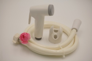 Vertical <b>Spray</b> Wall-<b>Mounted</b> ABS Shattaf Set Single Hole Installation with Custom Color OEM - Product Image 6