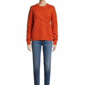 Embossed Knit Winter Korean Front Logo <b>Short</b> <b>Sleeve</b> <b>Cardigan</b> Soft Warm Casual Wear Men Women Wholesale - Product Image 1