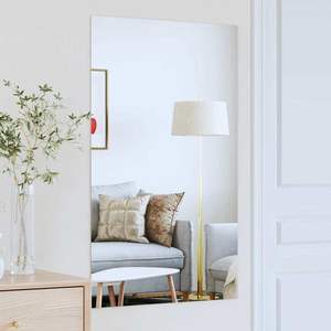 Miroir mural rectangulaire en verre trempé 39,37 x 23,62 pouces, design sans cadre - Product Image 1