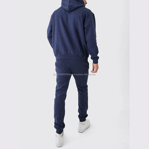 Sweat à capuche pour homme de luxe haut de gamme, 100% coton polyester, lourd, pull d'hiver, polaire, motif uni, col à capuche numérique - Product Image 2