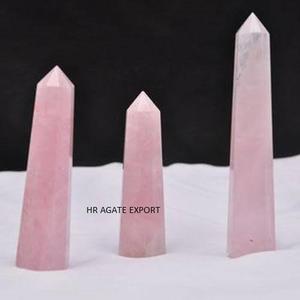 Cristales de Piedra Natural al por Mayor, Gemas Curativas, Ágata, Cuarzo Rosa, Cuarzo Cantante, Gemas a Granel, Torre de Gemas, Obelisco Tallado, Feng Shui - Product Image 1
