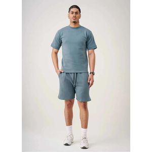 Ensemble de t-shirt et short pour homme de qualité professionnelle, tenue de sport pour la salle de sport, entraînement, tissu respirant, fabricant OEM - Product Image 5