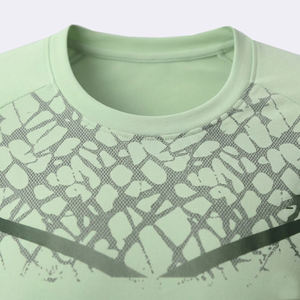 Camiseta Deportiva Sapeemo Sports 2026 para Hombre, Cuello en V, Bordada, de Secado Rápido, Transpirable, Manga Corta, Tejido de Punto - Product Image 4