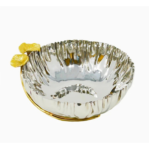 Tazón Decorativo de Aluminio de Lujo, Moderno, Ecológico y Metálico, Dorado, para Decoración del Hogar, Centro de Mesa, Vajilla - Product Image 6