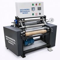 Machine semi-automatique de rembobinage de feuilles d'aluminium domestique, haute précision, économe en énergie, pour la fabrication de rouleaux d'aluminium alimentaire à finition lisse