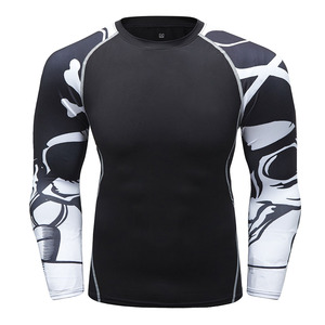<b>Men</b> <b>Compression</b> <b>Shirt</b> Athletic Base Layer Tight Fit Sportswear Top with Quick Dry Moisture Wicking Fabric <b>for</b> Gym Fitness - Product Image 3