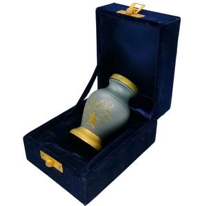Mini Urna Conmemorativa Rosa Suave para Cenizas Humanas y de Mascotas – Acabado Plateado Pulido con Caja de Presentación de Terciopelo Negro de Lujo - Product Image 6